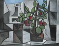 Carafe et plante de tomate 1944 Cubisme